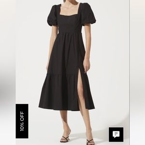 ASTR the label black dress size M brand new with tags